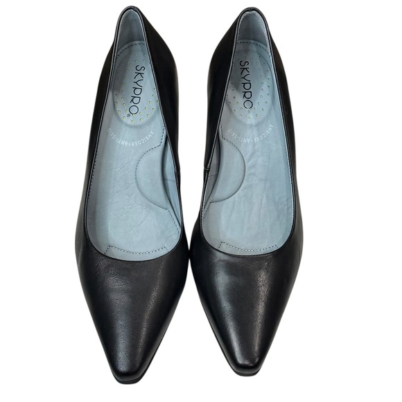 Skypro Marie Therese Flight Attendant Shoe Womens 8 Black Uniform Workwear Pumps - Picture 3 of 13